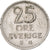 Munten, Zweden, Gustaf VI, 25 Öre, 1964, ZF, Cupro-nikkel, KM:836