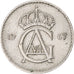 Moneta, Szwecja, Gustaf VI, 10 Öre, 1967, EF(40-45), Miedź-Nikiel, KM:835