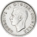 Moneda, Gran Bretaña, George VI, 6 Pence, 1950, BC+, Cobre - níquel, KM:875