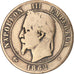 Moneda, Francia, Napoleon III, Napoléon III, 10 Centimes, 1862, Strasbourg, BC