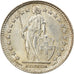 Münze, Schweiz, 1/2 Franc, 1952, Bern, VZ, Silber, KM:23