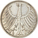 Münze, Bundesrepublik Deutschland, 5 Mark, 1951, Stuttgart, SS, Silber