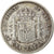 Munten, Spanje, Alfonso XIII, Peseta, 1904, ZF, Zilver, KM:721