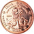 Malta, Medal, 2 C, Essai Trial, 2003, Exonumia, MS(60-62), Aço Cromado a Cobre