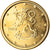 Finland, Euro Cent, 2004, Vantaa, gold-plated coin, UNC, Copper Plated Steel