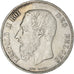 Moneda, Bélgica, Leopold II, 5 Francs, 5 Frank, 1868, Brussels, MBC+, Plata