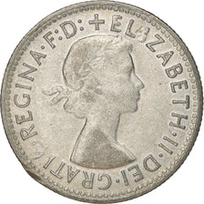 Monnaie, Australie, Elizabeth II, Shilling, 1958, Melbourne, TTB, Argent, KM:59