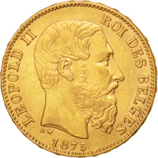 Belgique, Léopold II, 20 Francs, 1875, KM 37