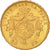 BELGIUM, 20 Francs, 20 Frank, 1875, KM #37, AU(55-58), Gold, 6.43