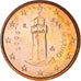 San Marino, Euro Cent, 2006, Rome, EBC+, Cobre chapado en acero, KM:440