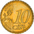 Chipre, 10 Euro Cent, Two mouflons, 2008, MS(64), Latão, KM:81