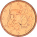 France, Euro Cent, 2003, Paris, BU, MS(65-70), Copper Plated Steel, KM:1282