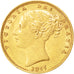 Gran Bretagna, Victoria, Sovereign, 1857, SPL-, Oro, KM:736.1