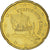 Chipre, 20 Euro Cent, 2008, MS(60-62), Latão, KM:82