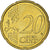 Chipre, 20 Euro Cent, 2008, MS(60-62), Latão, KM:82