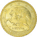 Lithuania, 50 Euro Cent, 2015, MS(63), Brass