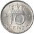 Coin, Netherlands, Juliana, 10 Cents, 1961, VF(30-35), Nickel, KM:182