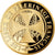 Frankrijk, Medaille, Lourdes, Lieu de Pélerinage Français, FDC, Copper Gilt