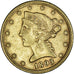 Moneta, Stati Uniti, Coronet Head, $5, Half Eagle, 1893, U.S. Mint