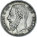 Moneta, Belgia, Leopold II, 5 Francs, 5 Frank, 1873, EF(40-45), Srebro, KM:24