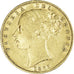 Moeda, Grã-Bretanha, Victoria, Sovereign, 1863, EF(40-45), Dourado, KM:736.2