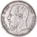 Moneda, Bélgica, Leopold II, 5 Francs, 5 Frank, 1873, BC+, Plata, KM:24