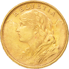 Svizzera, 20 Francs, 1949, Bern, SPL-, Oro, KM:35.2