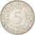Moneta, Niemcy - RFN, 5 Mark, 1951, Karlsruhe, AU(55-58), Srebro, KM:112.1