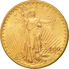 Stati Uniti, Saint-Gaudens, $20, Double Eagle, 1910, U.S. Mint, Denver, BB+,...