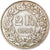 Coin, Switzerland, 2 Francs, 1945, Bern, EF(40-45), Silver, KM:21