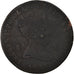 Moneta, Hiszpania, Isabel II, 8 Maravedis, 1847, Jubia, VF(20-25), Miedź