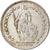 Coin, Switzerland, 1/2 Franc, 1953, Bern, AU(50-53), Silver, KM:23