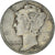 Moeda, Estados Unidos da América, Mercury Dime, Dime, 1937, U.S. Mint