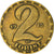 Moneta, Węgry, 2 Forint, 1975, AU(50-53), Mosiądz, KM:591