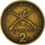 Coin, Greece, 2 Drachmai, 1976, F(12-15), Nickel-brass, KM:117