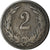 Moneta, Węgry, Franz Joseph I, 2 Filler, 1897, Kormoczbanya, VF(20-25), Bronze