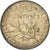 Coin, France, Semeuse, 50 Centimes, 1917, Paris, AU(50-53), Silver, KM:854