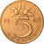 Monnaie, Pays-Bas, Juliana, 5 Cents, 1969, TB+, Bronze, KM:181