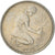 Moneta, GERMANIA - REPUBBLICA FEDERALE, 50 Pfennig, 1971, Stuttgart, MB+