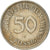 Moneta, GERMANIA - REPUBBLICA FEDERALE, 50 Pfennig, 1971, Stuttgart, MB+