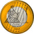 Vaticano, Medal, 1 E, Essai-Trial Benoit XVI, 2008, MS(65-70), Bimetálico