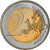 Chipre, 2 Euro, 2008, MS(60-62), Bimetálico, KM:85
