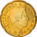 Luxemburgo, 20 Euro Cent, 2005, Utrecht, MS(60-62), Latão, KM:79