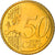 Chipre, 50 Euro Cent, 2008, MS(64), Latão, KM:83