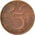 Monnaie, Pays-Bas, Juliana, 5 Cents, 1950, TB, Bronze, KM:181