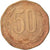 Munten, Chili, 50 Pesos, 1995, FR+, Aluminum-Bronze, KM:219.2