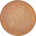 ISLE OF MAN, Penny, 1989, KM #207, AU(50-53), Bronze, 20.32, 3.50