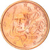 France, 5 Euro Cent, 2010, Paris, SUP+, Copper Plated Steel, Gadoury:3., KM:1284