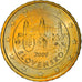 Eslováquia, 10 Euro Cent, 2009, Kremnica, MS(60-62), Latão, KM:98