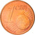 Eslováquia, Euro Cent, 2009, Kremnica, AU(55-58), Aço Cromado a Cobre, KM:95